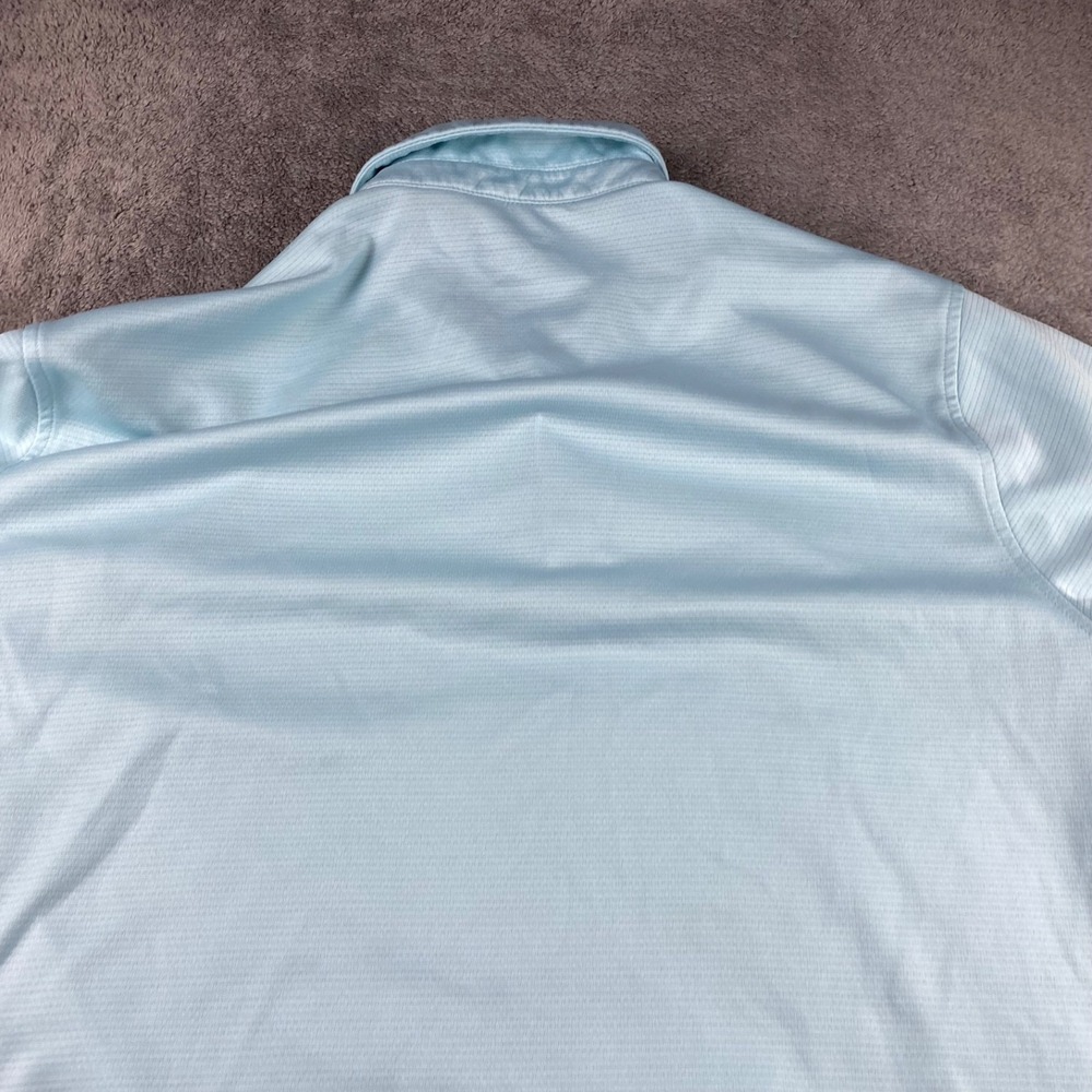 Reebok Mens Athletic Polo Mens 3XL Light Blue Breathable - Picture 15 of 16